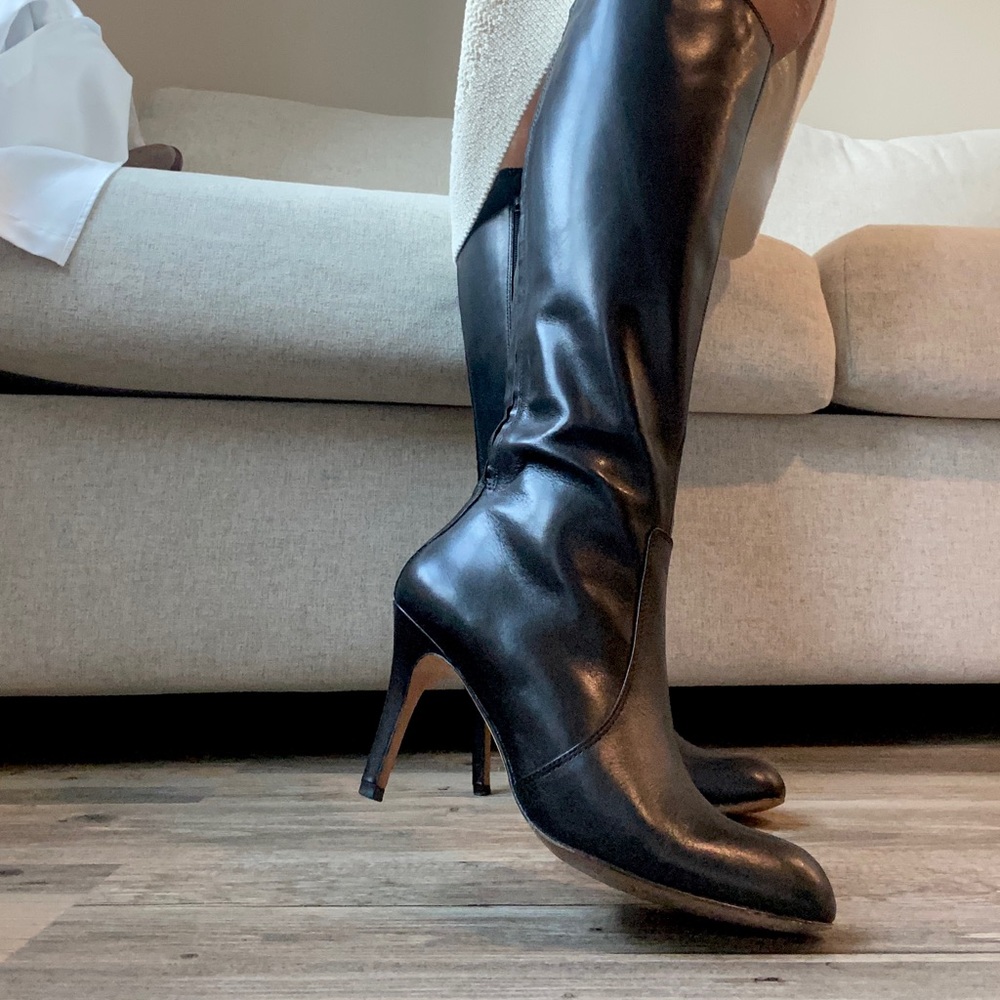 Black Knee high boots